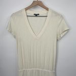 James Perse Blouson T Shirt Mini Dress V Neck Short Sleeve Cotton Stretch Knit S Photo 2