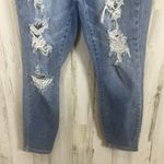Judy Blue  Distressed Jeans Womens 9 29 Blue Boyfriend Fit Ripped Casual Trendy Photo 4