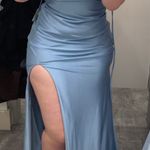Windsor Blue Floor Length Formal Dress Photo 0