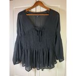 American Eagle American Eagle Dark Romantic Witchy Whimsygoth Boho Cottage Top Womens Medium Photo 2