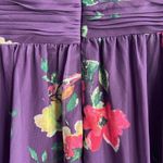 Mac Duggal  Long Sleeve Ruched Top Deep V Gown, Size 4, EXCELLENT Retail $ Photo 6