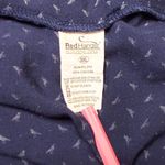 Red Hanger Mini Dress Navy + White Bird Print w Pockets Size XXL Blue Photo 3