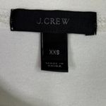 J.Crew Jewel Embellished Beading Short Sleeve Crewneck Blouse Top XSS White Blue Photo 7