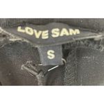 Love Sam  Anthropologie Womens Size Small Black Beaded Cuff Pants Embellished NWT Photo 5