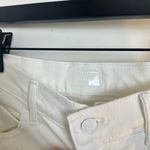 MOTHER The Kick It High Waist Straight Leg Jeans in Wash Fairest Of Them All White Size 26 Photo 6
