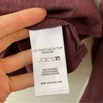 joe's jeans Joe’s Jeans Twist Neck Long‎ Sleeve Top Vineyard Wine Red L Photo 3