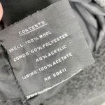 Fleet Street Women's Wool Pea Coat Grey Button Front Faux Sherpa Collar Medium Photo 6