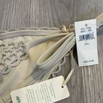 Aerie  Cream Crochet Cheeky Bikini Bottom size Large Photo 8