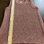 Ella Moss  Womens Sweater Tank Coral Flames Size Large Photo 3