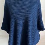 Banana Republic • Navy Knit Poncho Sweater Photo 0