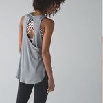 Lululemon Cruiser Tank In Heathered Grey Size 6 Photo 1