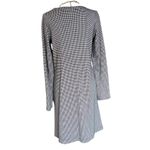 J.Jill  DRESS Small Gingham Knit Side-Snap Dress Long Sleeve Photo 12