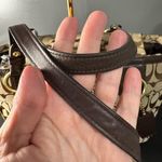 Coach Khaki and Mahogany Signature Tote Photo 4