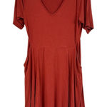 Torrid  Super Soft Knits Orange Short Sleeve Jersey Knit Mini Dress 00 Large Cozy Photo 0