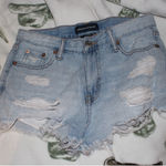 Aeropostale  Vintage High-Rise Shorty jean shorts Photo 0