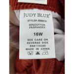 Judy Blue NWT Womens High Waist Ankle Straight Corduroy Jeans Rust Size 16W Photo 14