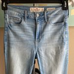 Hollister High Rise Super Skinny 3S light wash blue jeans Photo 1