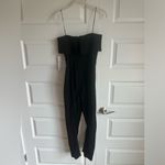 Cushnie Folded Strapless Fitted Slim‎ Leg Ankle Cropped Jumpsuit NWT Black Size 0 Photo 8