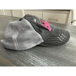 BARBIE Adult Adjustable Hat Cap‎ Gray Embroidered Pink Barbie Logo NWOT Photo 4