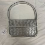 STAUD  Tommy beaded bag silver Photo 1