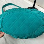 Vera Bradley  Blue Quilted Tote Bag with Diamond Stitching Photo 3