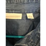 New York & Company Denim Shirt Long Sleeve Button Down Pockets Blue M Size M Photo 2