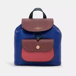 Coach NWOT Pennie Backpack 22” Colorblock Sport Blue Multi Photo 0