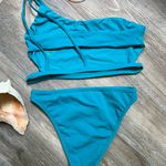 KB SWIM turquoise teal blue Bikini Set Photo 1