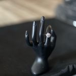 Stunning Diamond Rhinestone Ring ~ it is stamped may be sterling silver Photo 3