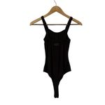 Set Active  Brown Ribbed Tank Onesie Bodysuit Photo 2