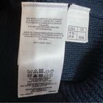 Brooks Brothers  wool blend cable knit navy poncho topper one size Photo 4