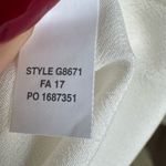 J.Crew  Collection Metallic Gold and Silver Chevron Print  Pencil Skirt Size 8 Photo 4