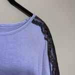 Noble U Women's Whimsygoth Lace Trim Blue T Photo 1