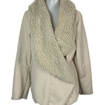 Altar'd State Altar’d State Jacket Large Tan Faux Suede Cottagecore Soft Moto Photo 0