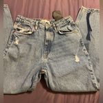 ZARA  Distressed Light Wash Mom Jeans Size 6 Photo 1