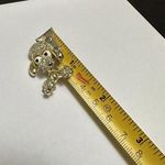 Signed Gerry’s Brooch Pin Gold Tone Big Egged Goofy Poodle Dog Photo 1