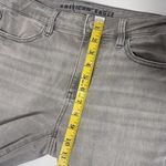American Eagle Jeans Womens Next Level Stretch Gray Mid Rise Denim Size 6 X Long Photo 5