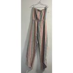 Drew  x Anthropologie Emerson Strapless Split Leg Linen Blend Jumpsuit S MSRP $24 Photo 3
