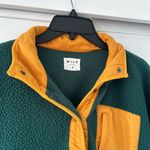 Green & Yellow Fleece Pull Over Photo 1