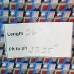 Violet+Claire Red and Blue Geometric Print with 3/4 Sleeves Size XL Photo 9