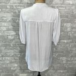 Ophelia Roe  White Button Down Shirt Photo 2