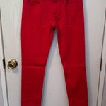 Arizona Jeans  Co. Red Super Skinny Red Colored Jeans Size 5 Photo 0