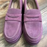 Portland Leather Patina Zoe Chunky Loafers Shoes Foxglove Pink 6 Suede y2k Photo 2