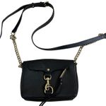 Rebecca Minkoff Black Leather Mini Mac Crossbody chain strap detail purse
Bag Photo 0
