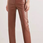 Wilfred  Brown Leather Pants Size 6 Photo 0