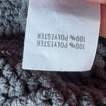 Aerie Oversized Chunky Knit Chenille Sweater Tunic V-Neck Charcoal Gray Size XS Photo 10