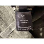 RUTI Size 4 Barrel Leg Jeans Cropped High Rise Olive Green Relaxed Fit Photo 4