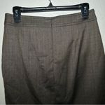 Trina Turk  brown front slit pencil skirt women’s size small 4 Photo 4