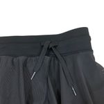 Halara  Black Mesh Overlay Skirt Built In Shorts Drawstring Waist Athleisure M Photo 1