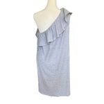 Theory Alexandra Ruffle One Shoulder Dress Photo 3